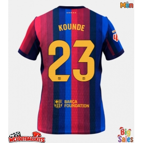 Barcelona Jules Kounde #23 Replica Home Stadium Shirt 2026-27 Short Sleeve